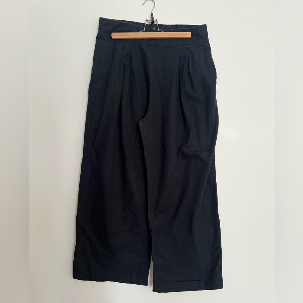 Abercrombie & Fitch women’s linen-plans pull-on Pants - large